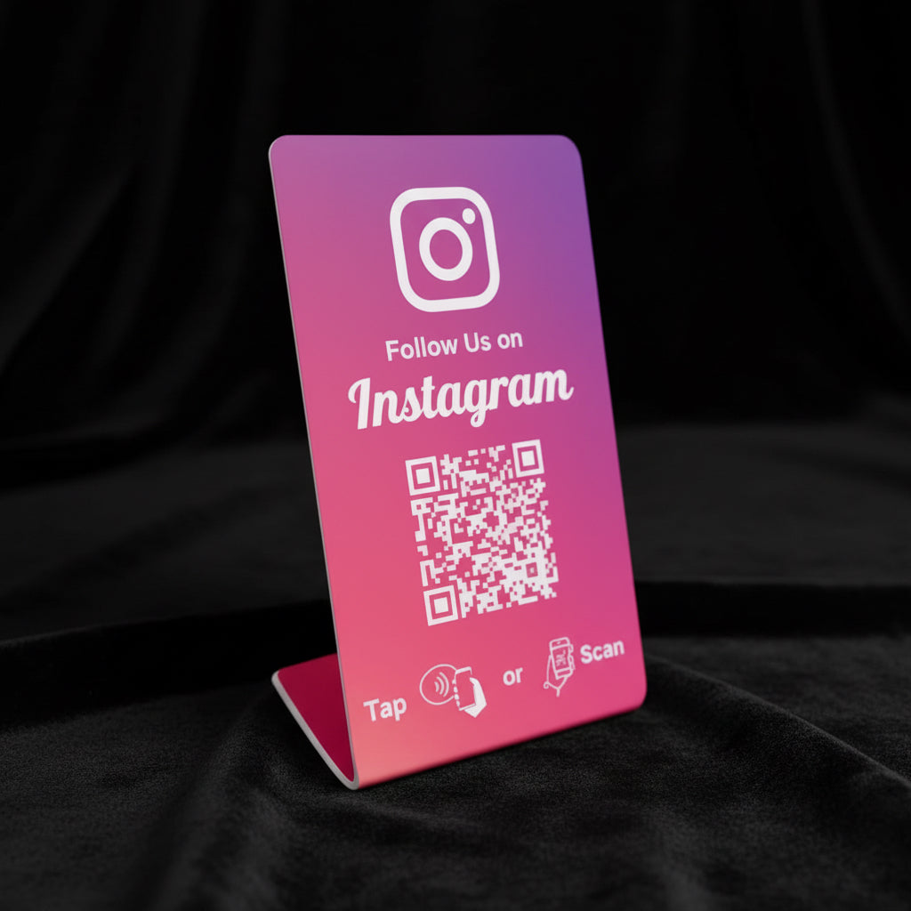 Social Media NFC Standing Card