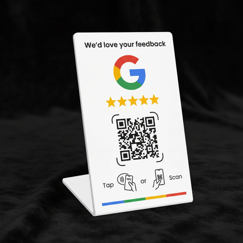 Google Review NFC Standing Card