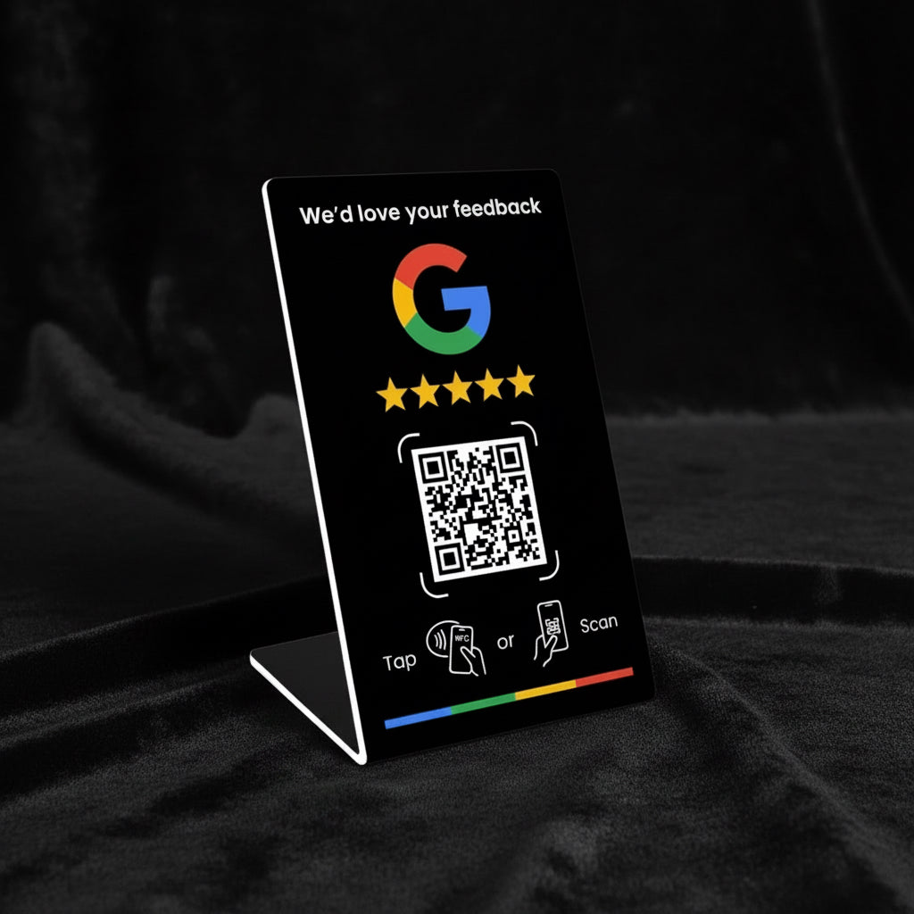 Google Review NFC Standing Card